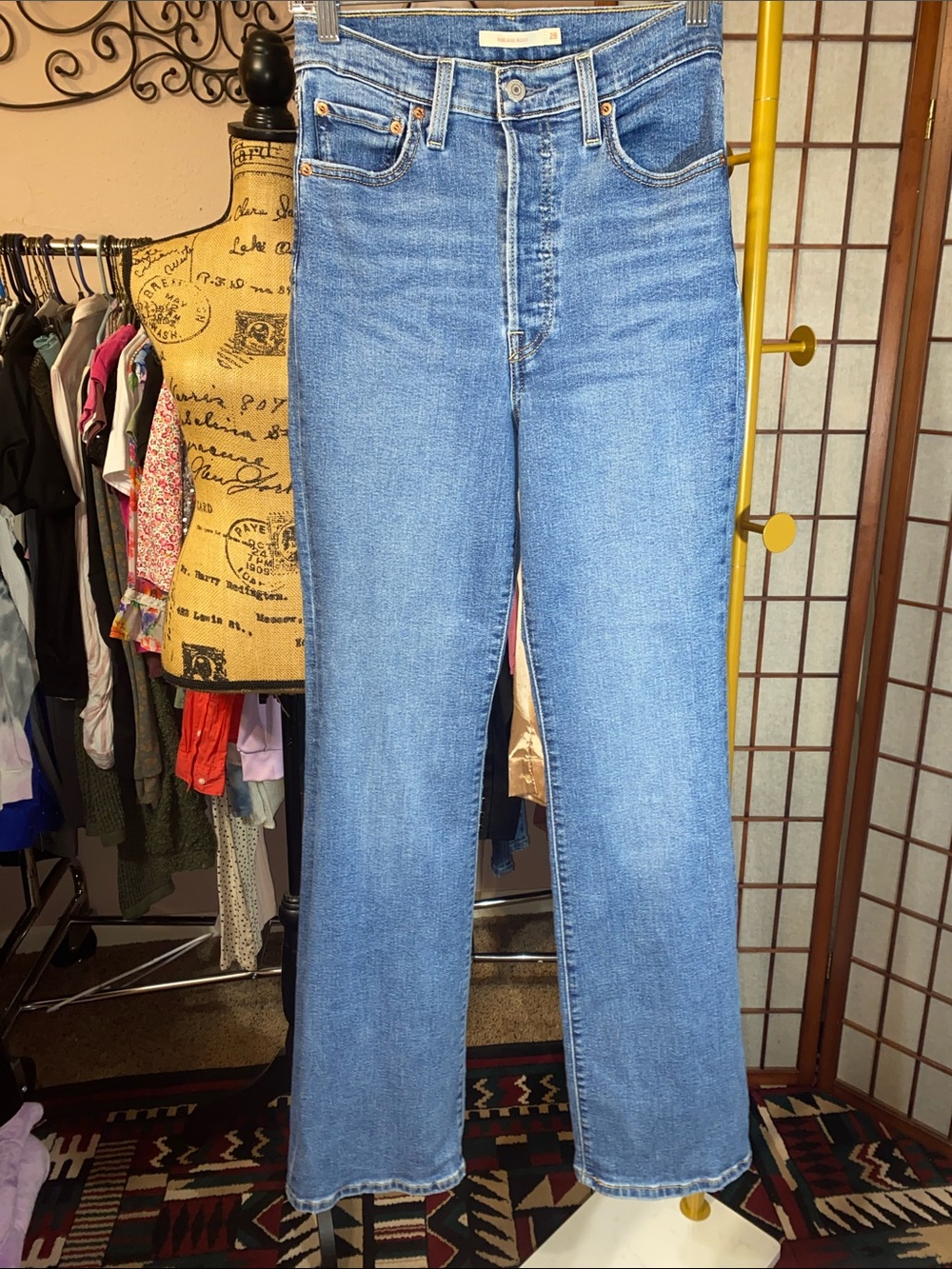 Levi Strauss RIBCAGE BOOT Jeans - Size 28